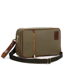Load image into Gallery viewer, Aviator in sand canvas with tan leather trim