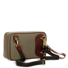 Load image into Gallery viewer, Aviator in sand canvas with tan leather trim