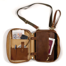 Load image into Gallery viewer, Aviator in tan grain leather