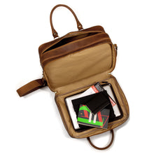 Load image into Gallery viewer, Perfect Weekender in tan grain leather