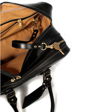 Load image into Gallery viewer, Perfect Weekender in black grain leather