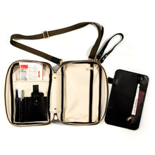 Load image into Gallery viewer, Aviator in olive canvas with black leather trim