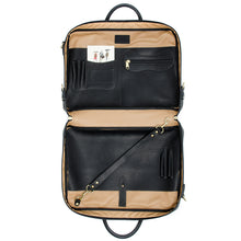 Load image into Gallery viewer, Courier Ruc Case in olive canvas with black leather trim