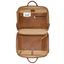 Load image into Gallery viewer, Courier Ruc Case in sand canvas with tan leather trim