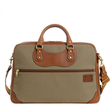Load image into Gallery viewer, Courier Ruc Case in sand canvas with tan leather trim