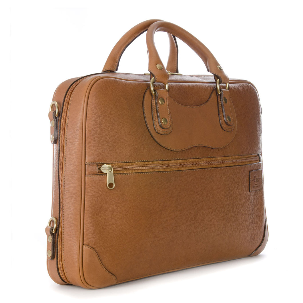 Courier Ruc Case in tan grain leather
