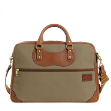 Load image into Gallery viewer, Courier Ruc Case in sand canvas with tan leather trim
